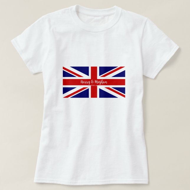 Harry & Meghan | Royal Wedding Commemoration T-Shirt (Design Front)