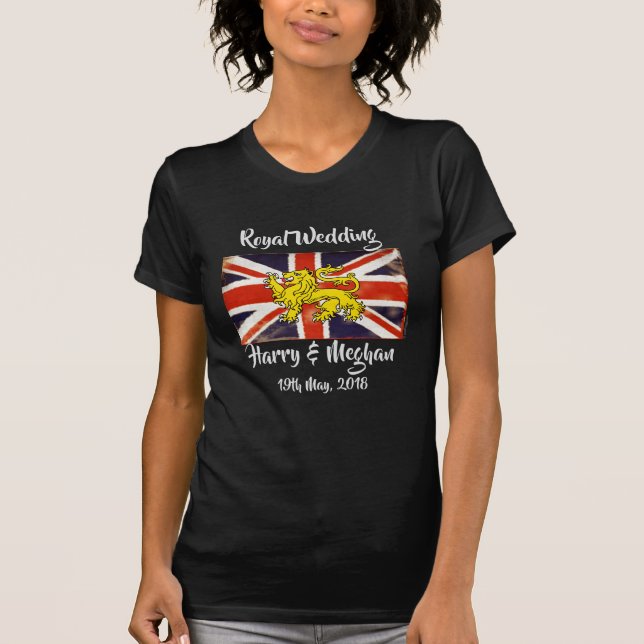 Harry & Meghan Royal Wedding Dark T-Shirt (Front)