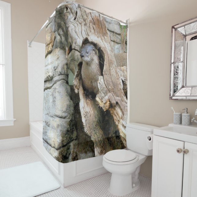 Harry Otter Shower Curtain (In Situ)