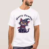 Harry Pawter Magic Cat T-Shirt – Funny Wizard Cat