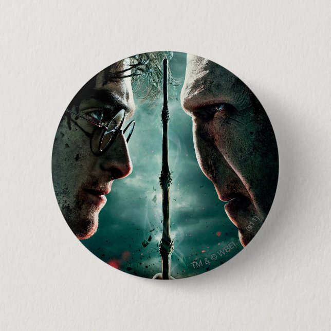 Harry Potter 7 Part 2 - Harry vs. Voldemort 6 Cm Round Badge (Front)