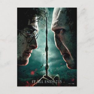 Harry Potter 7 Part 2 - Harry vs. Voldemort Postcard