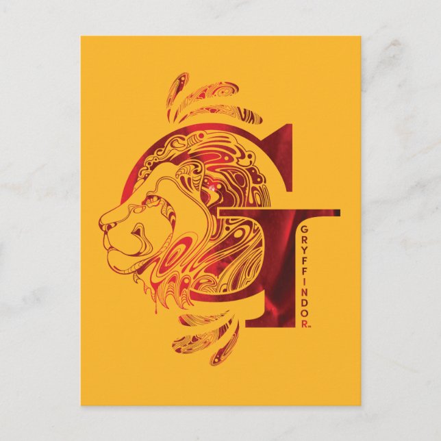 Harry Potter | Aguamenti GRYFFINDOR™ Graphic Postcard (Front)
