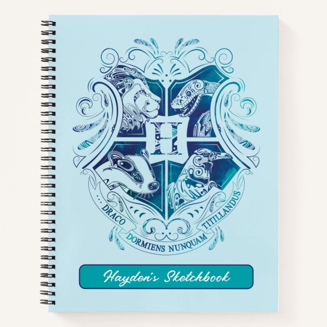 Harry Potter | Aguamenti HOGWARTS™ Crest Drawing Notebook (Front)