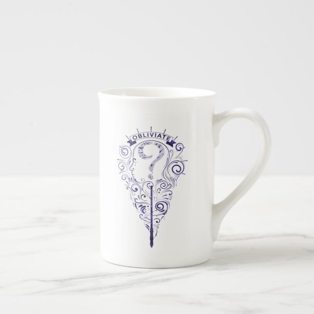 Harry Potter | Aguamenti Obliviate Graphic Bone China Mug (Right)
