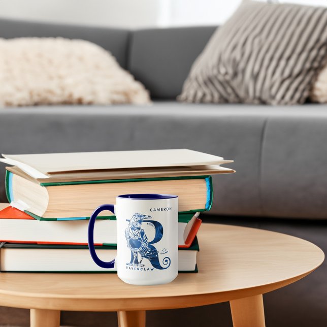 Harry Potter Aguamenti RAVENCLAW™ | Add Your Name Mug (Mug on table)