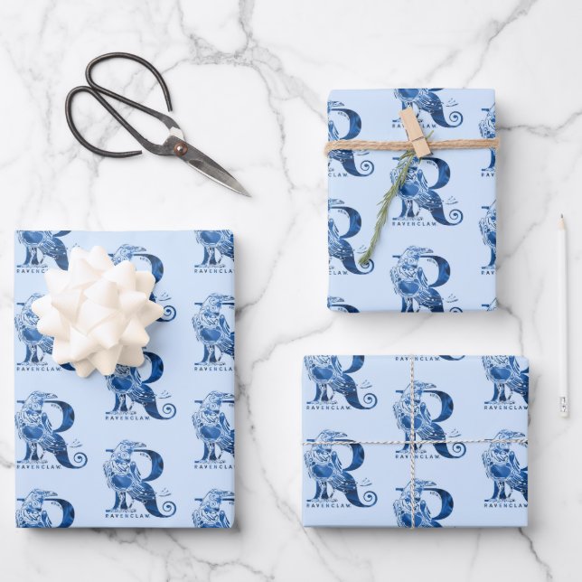 Harry Potter | Aguamenti RAVENCLAW™ Graphic Wrapping Paper Sheet (Front)