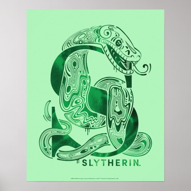 Harry Potter | Aguamenti SLYTHERIN™ Graphic Poster (Front)