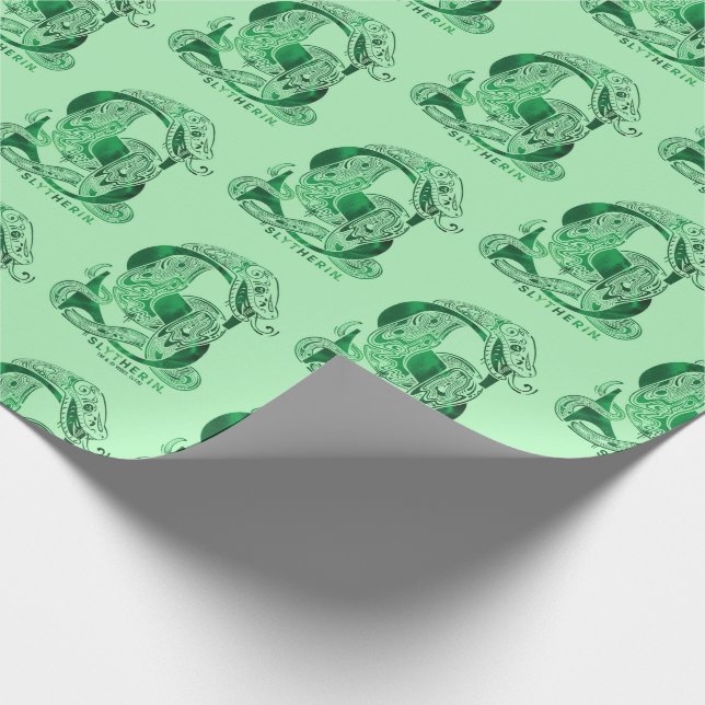 Harry Potter | Aguamenti SLYTHERIN™ Graphic Wrapping Paper (Corner)