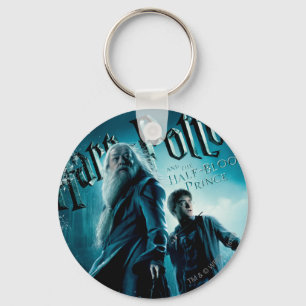 Harry Potter and Dumbledore on rocks 1 Key Ring