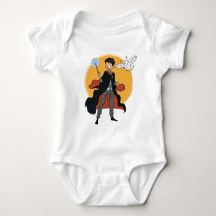 HARRY POTTER™ and Hedwig Illustration Baby Bodysuit