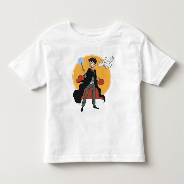 HARRY POTTER™ and Hedwig Illustration Toddler T-Shirt (Front)