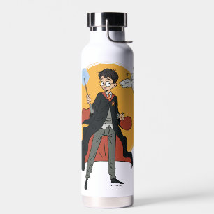 HARRY POTTER™ and Hedwig Illustration Water Bottle