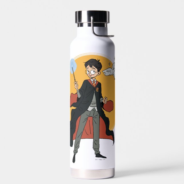 HARRY POTTER™ and Hedwig Illustration Water Bottle (Left)