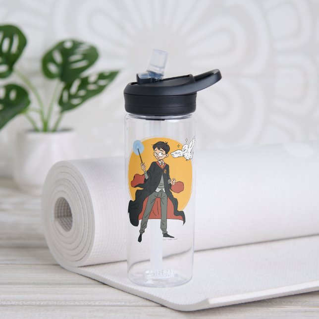 HARRY POTTER™ and Hedwig Illustration Water Bottle (Yoga)