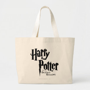 Harry Potter and the Deathly Hallows Logo 2 Large Tote Bag