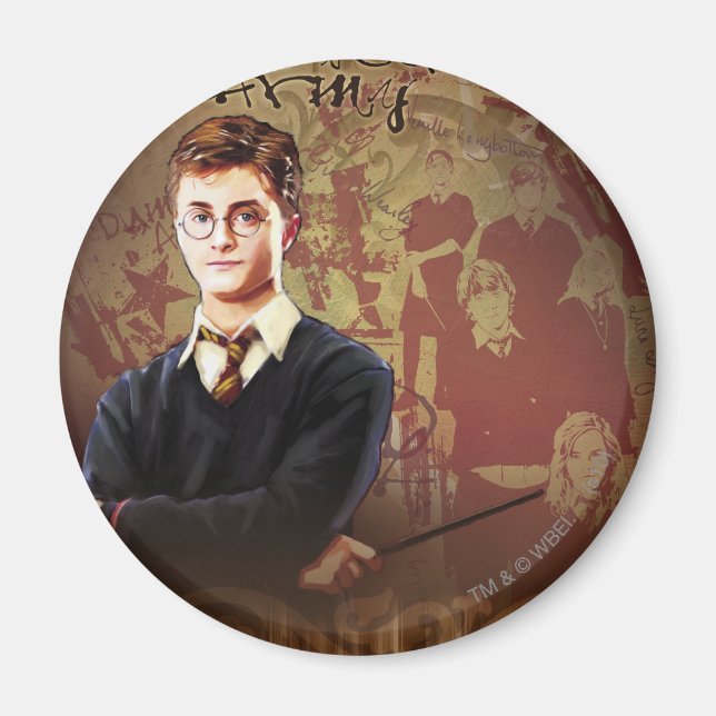 HARRY POTTER AND THE ORDER OF THE PHOENIX™ Collage Magnet (Front)