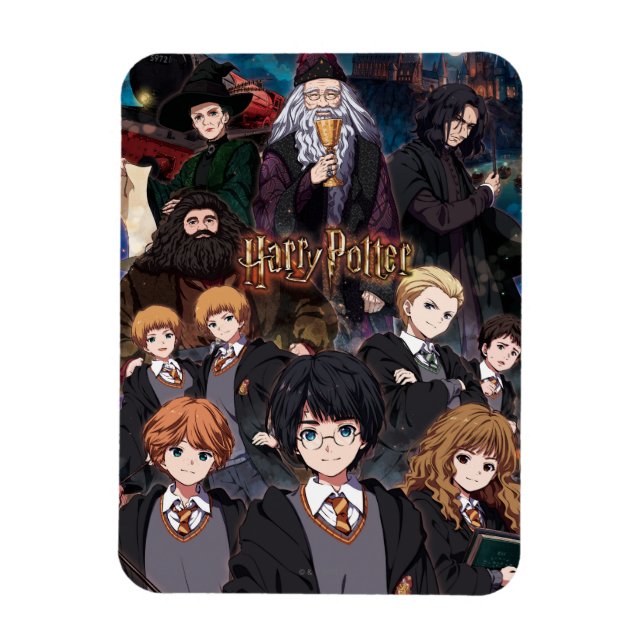 HARRY POTTER™ Anime Ensemble Scene Magnet (Vertical)