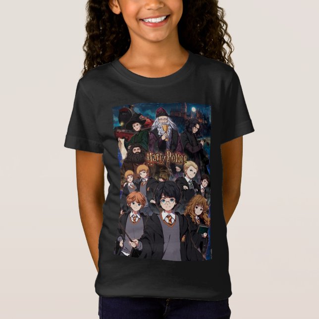 HARRY POTTER™ Anime Ensemble Scene T-Shirt (Front)