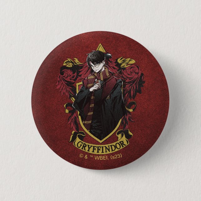 HARRY POTTER™ | Anime HARRY POTTER™ Crest 6 Cm Round Badge (Front)