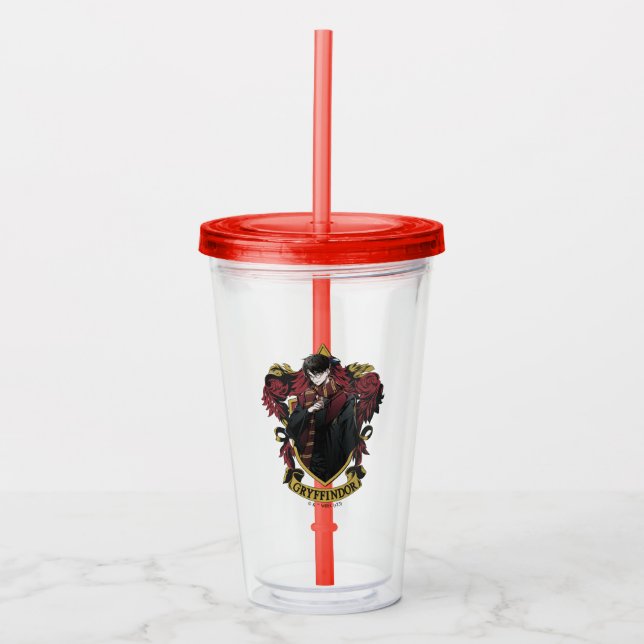 HARRY POTTER™ | Anime HARRY POTTER™ Crest Acrylic Tumbler (Front)