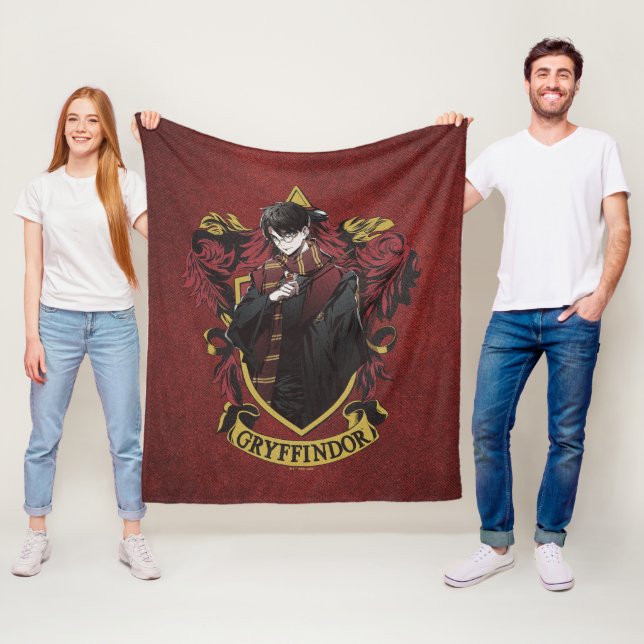 HARRY POTTER™ | Anime HARRY POTTER™ Crest Fleece Blanket (In Situ)