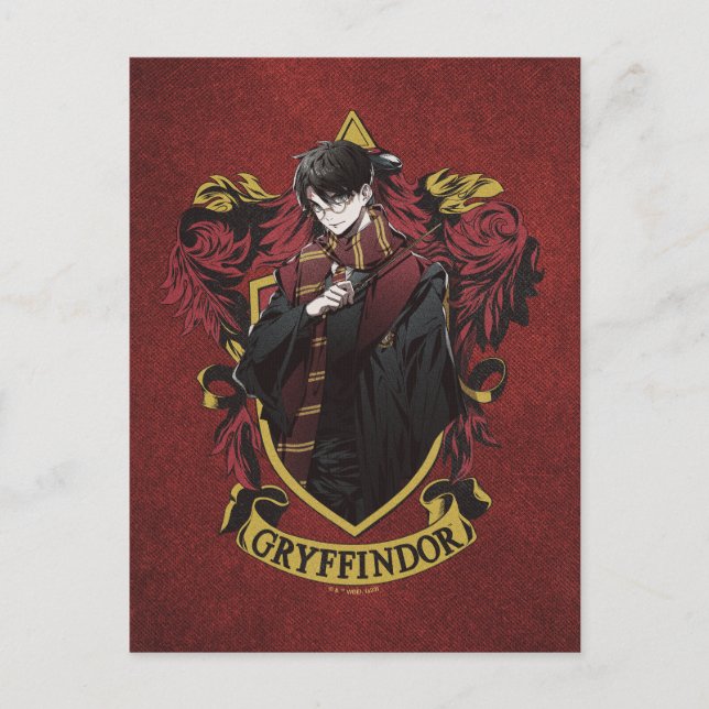 HARRY POTTER™ | Anime HARRY POTTER™ Crest Postcard (Front)