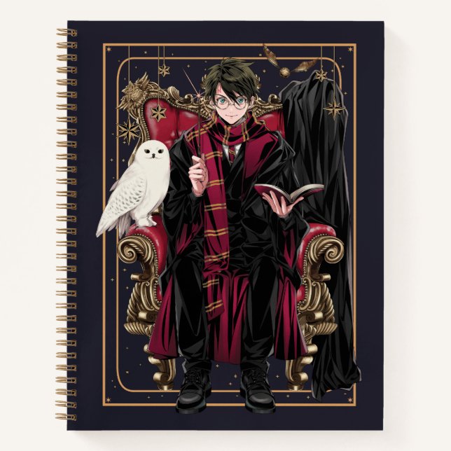 HARRY POTTER™ | Anime HARRY POTTER™ Seated Notebook (Front)
