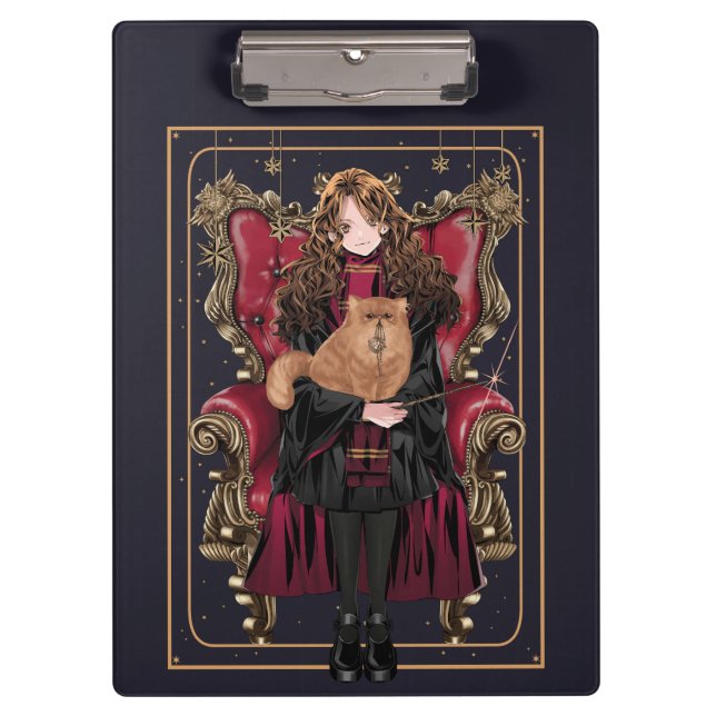 HARRY POTTER™ | Anime Hermione Granger Seated Clipboard (Front)