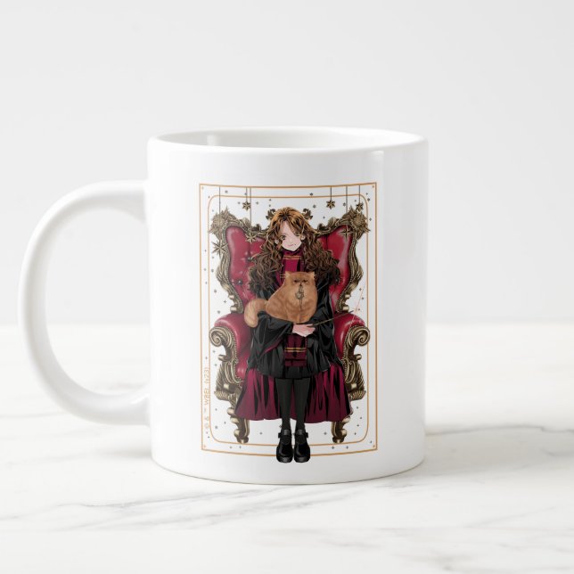 HARRY POTTER™ | Anime Hermione Granger Seated Large Coffee Mug (Left)