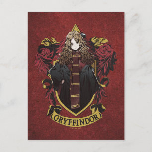 HARRY POTTER™ Anime Hermione House Crest Postcard