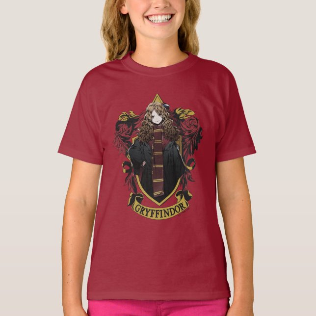 HARRY POTTER™ | Anime Hermione House Crest T-Shirt (Front)
