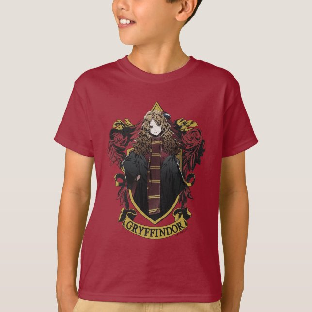 HARRY POTTER™ | Anime Hermione House Crest T-Shirt (Front)