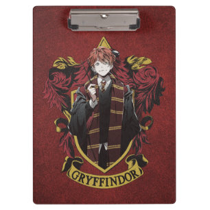 HARRY POTTER™   Anime Ron Weasley House Crest Clipboard