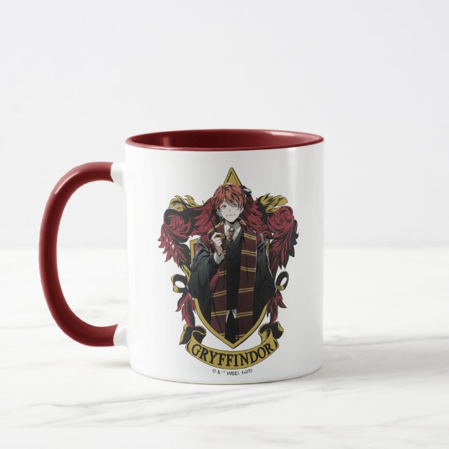 HARRY POTTER™ | Anime Ron Weasley House Crest Mug (Left)