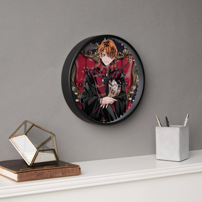HARRY POTTER™ | Anime Ron Weasley Seated Clock (Office)