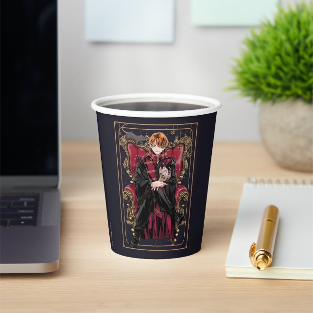 HARRY POTTER™ | Anime Ron Weasley Seated Paper Cups (Insitu)