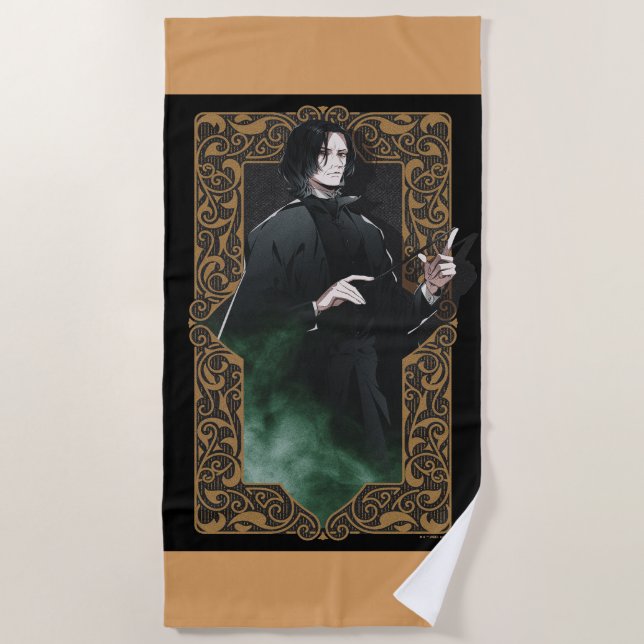 HARRY POTTER™ | Anime Snape Frame Graphic Beach Towel (Front)
