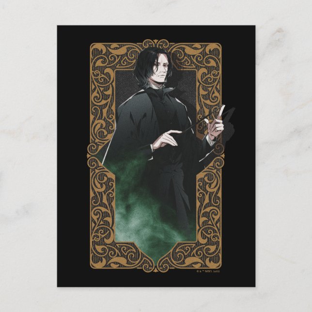 HARRY POTTER™ | Anime Snape Frame Graphic Postcard (Front)