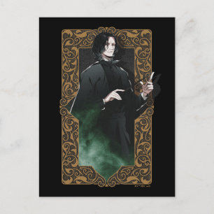 HARRY POTTER™ Anime Snape Frame Graphic Postcard