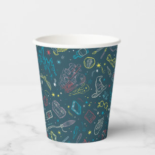 HARRY POTTER™ Artefacts Line Art Pattern Paper Cups