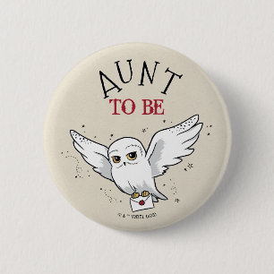 Harry Potter Baby Shower   Aunt To Be 6 Cm Round Badge
