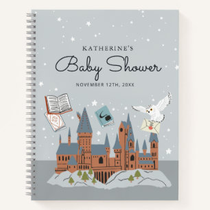 Harry Potter Baby Shower Guest Gift List Notebook