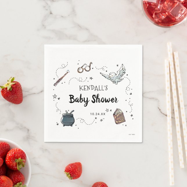 Harry Potter Baby Shower Napkins (Insitu)