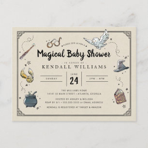 Harry Potter Baby Shower  Postcard