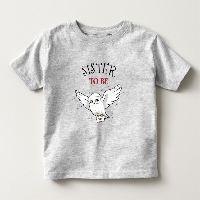 Harry Potter Baby Shower | Sister To Be Toddler T-Shirt (Front)