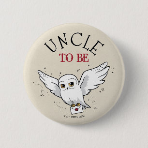 Harry Potter Baby Shower   Uncle To Be 6 Cm Round Badge