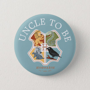 Harry Potter Baby Shower   Uncle To Be 6 Cm Round Badge