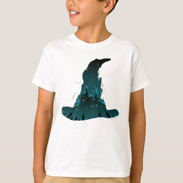Harry Potter | Battle Of Hogwarts Wizard Hat T-Shirt (Front)