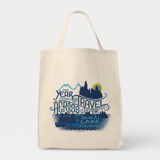 Harry Potter | Black Lake To Hogwarts Tote Bag (Front)